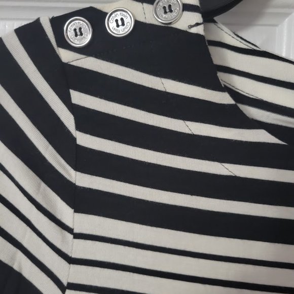 Calvin Klein striped‎ tunic NWT Size XS - Picture 3 of 6